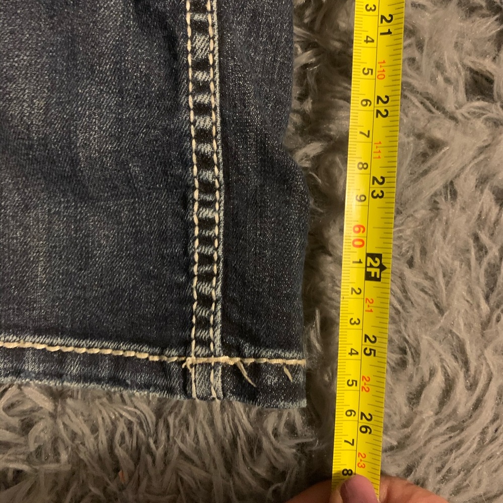 Silver twisted capris